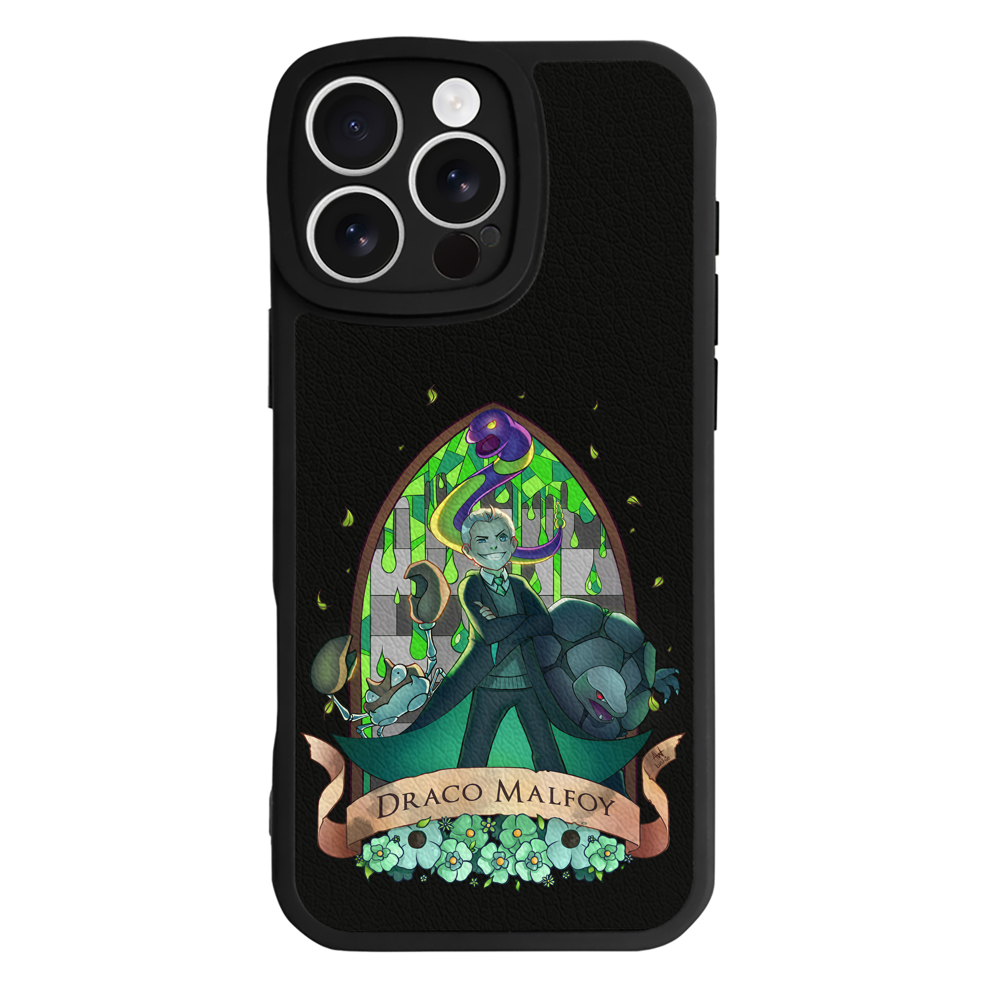 （画像用） Harry Potter ハリー・ポッターシリーズ 【iPhone 16シリーズ対応】シリコンスマホケース（レザー調） 材質：シリコン